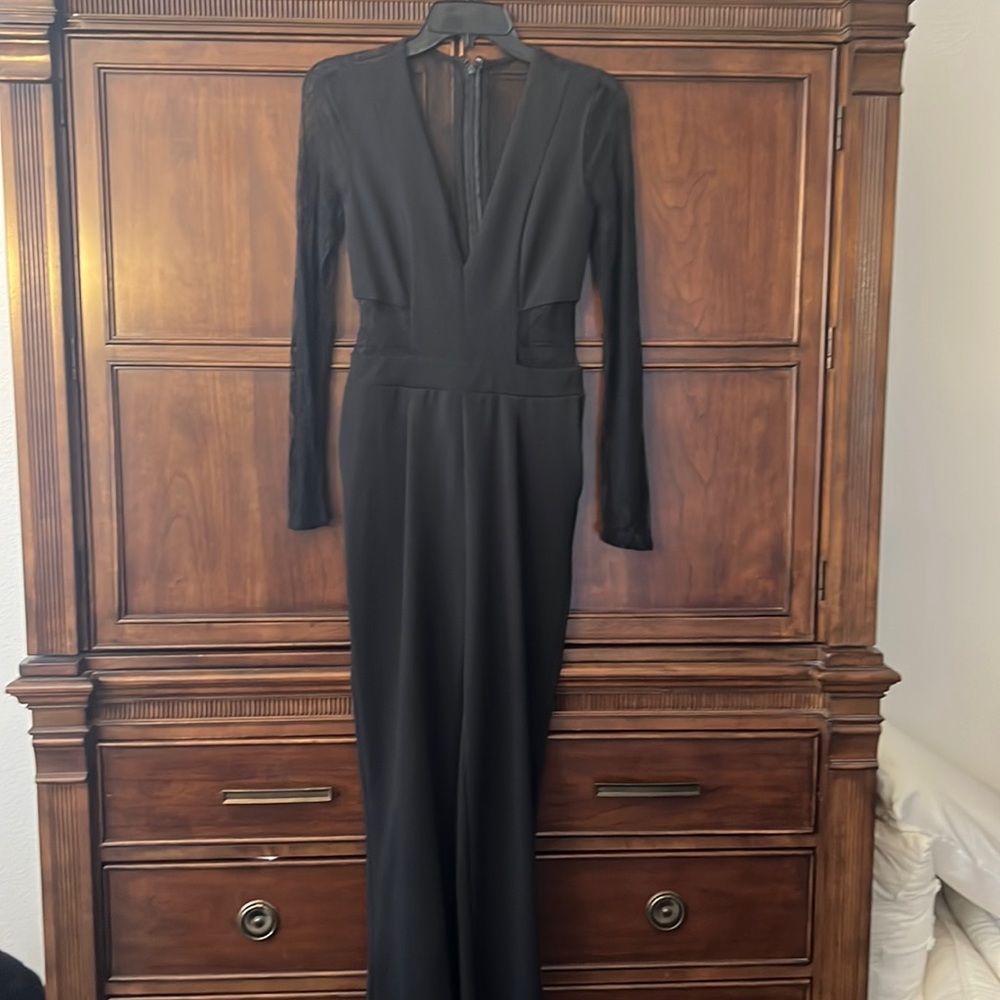 Express black and black lace Jumpsuit size S